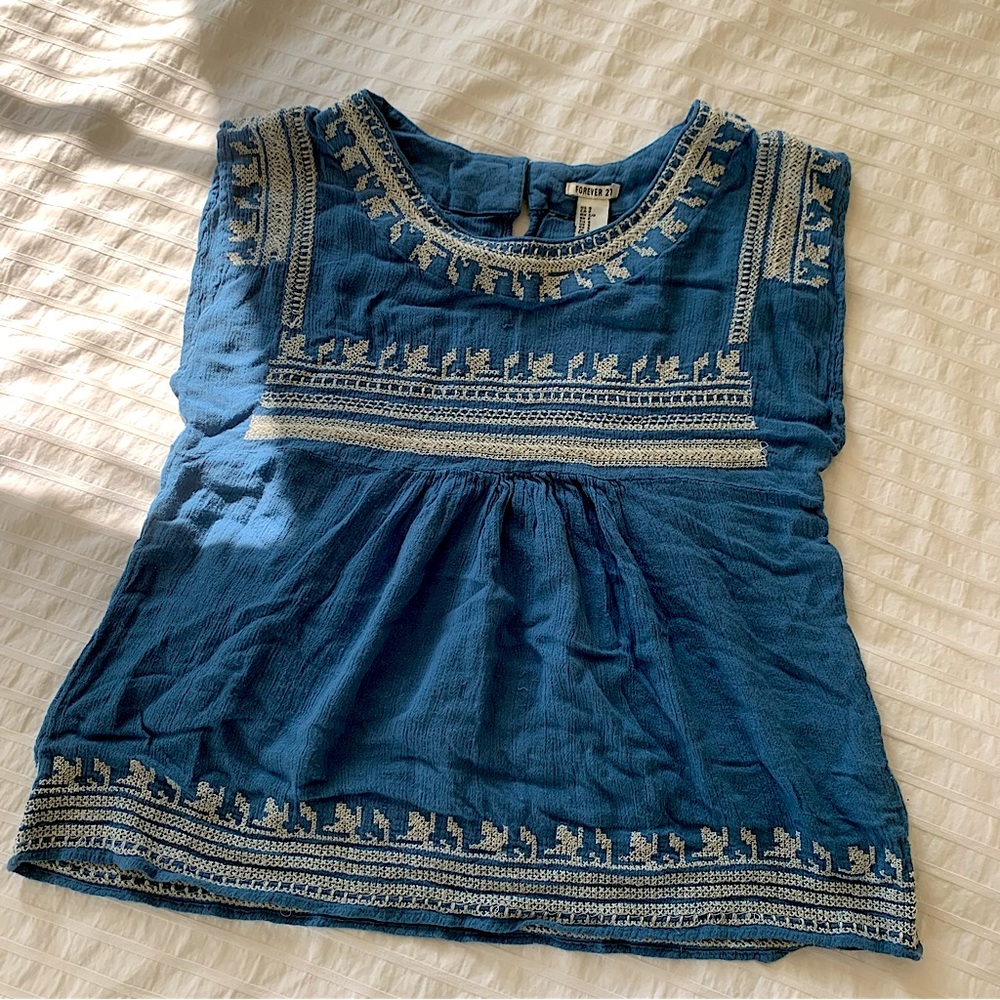 Grecian Embroidered Top